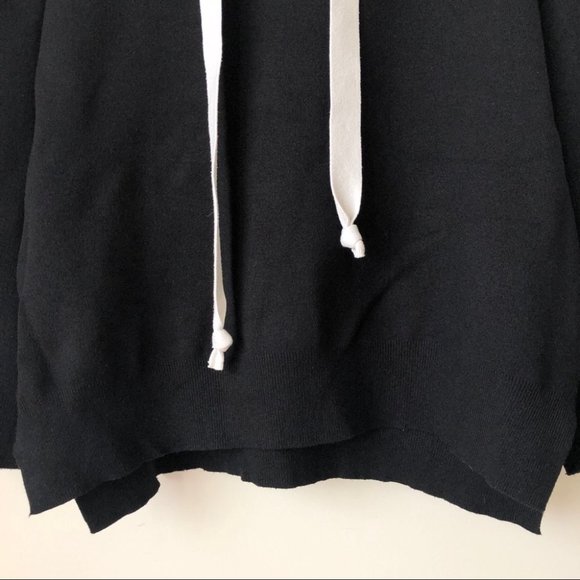 Zara Women’s Black Oversized Sweater Hoodie Small - Picture 4 of 10
